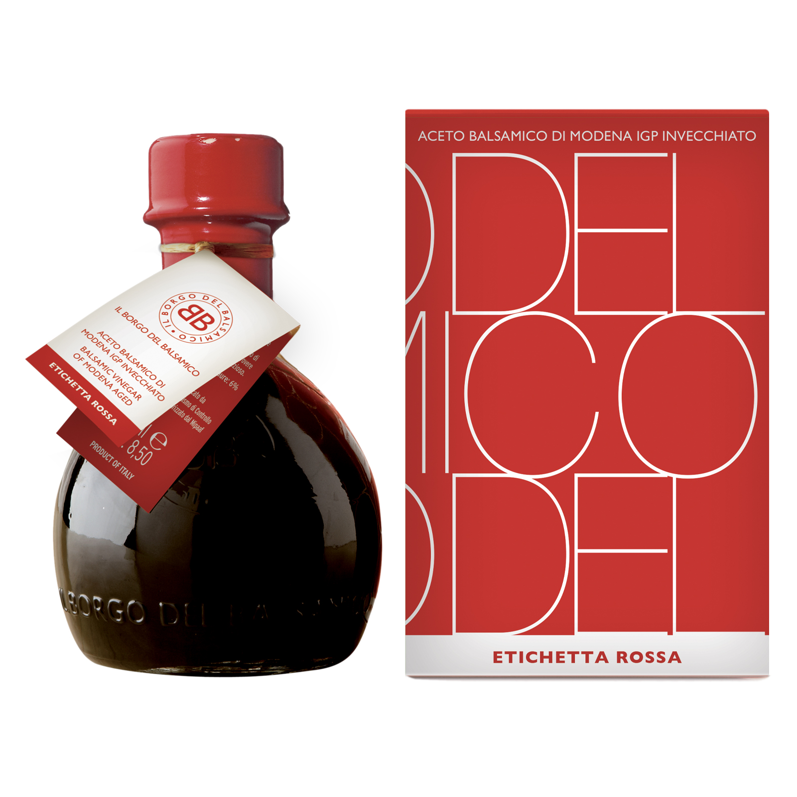 Balsamico, rotes Etikett